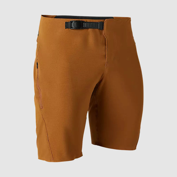 FOX Short Bicicleta Flexair Ascent Café Mostaza - Rideshop