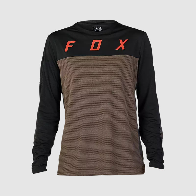 Polera Bicicleta Defend Cekt Manga Larga Cafe Fox - Rideshop