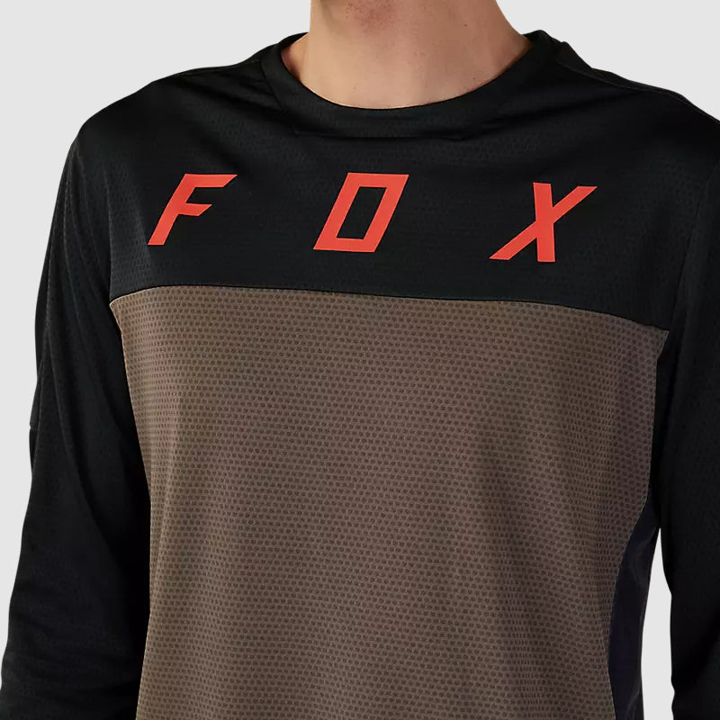 Polera Bicicleta Defend Cekt Manga Larga Cafe Fox - Rideshop