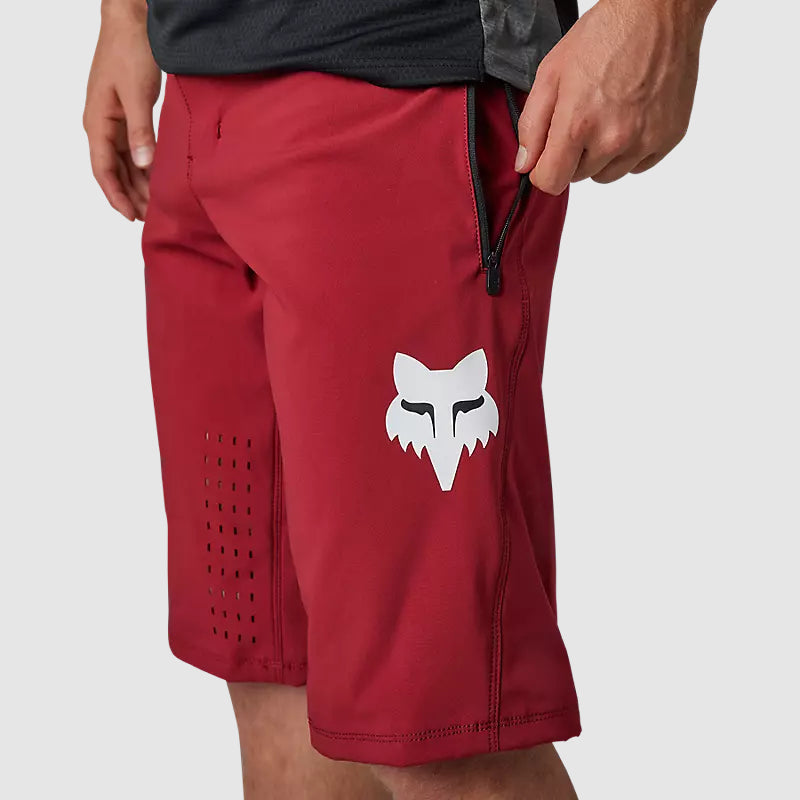 FOX Short Bicicleta Defend Rojo - Rideshop