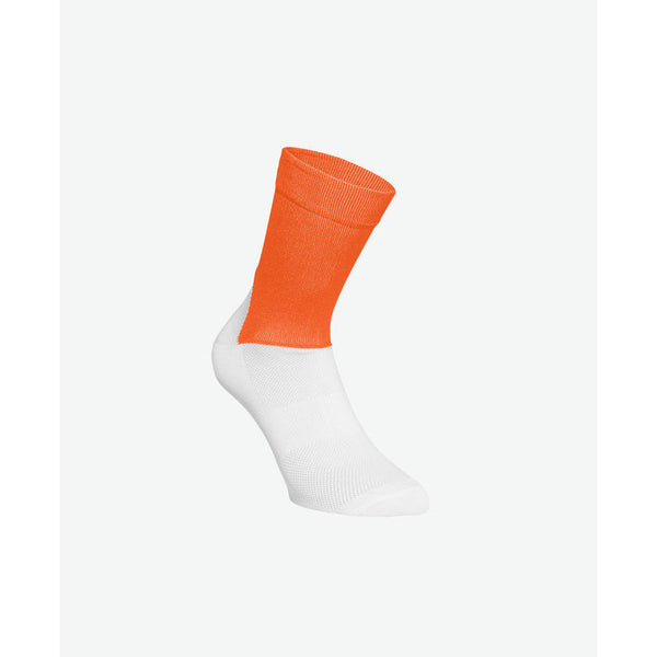 Poc Essential Road Sock Orange/White - Rideshop