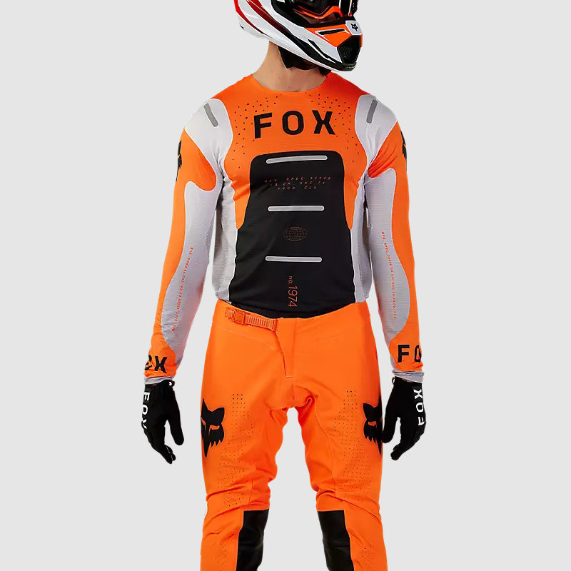 Polera Moto Flexair Magnetic Naranjo Fox - Rideshop