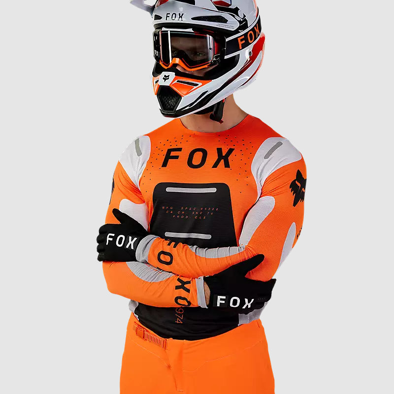 Polera Moto Flexair Magnetic Naranjo Fox