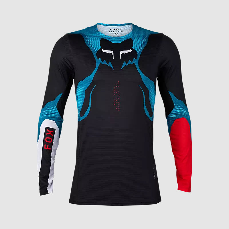 Polera Moto Flexair Withered Negro Fox - Rideshop