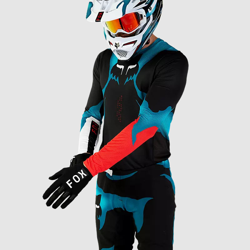 Polera Moto Flexair Withered Negro Fox - Rideshop