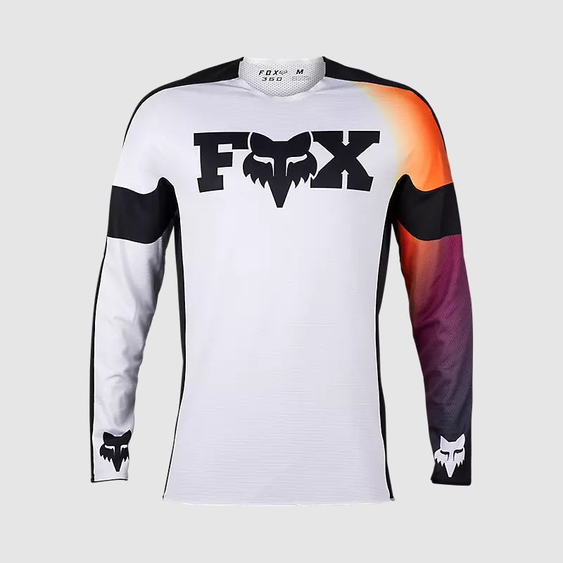 Polera Moto 360 Streak Blanco Fox - Rideshop