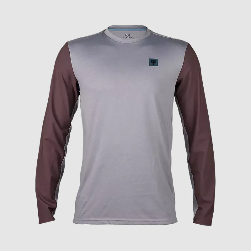 Polera Moto Ranger Off Road Manga Larga Gris Fox - Rideshop