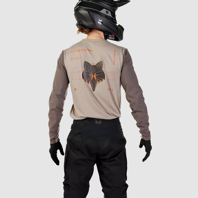Polera Moto Ranger Offroad Cafe Claro Fox - Rideshop