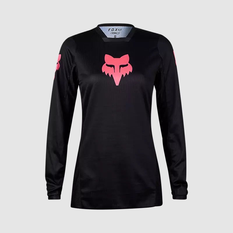 Polera Moto Mujer 180 Blackout Negro Fox - Rideshop