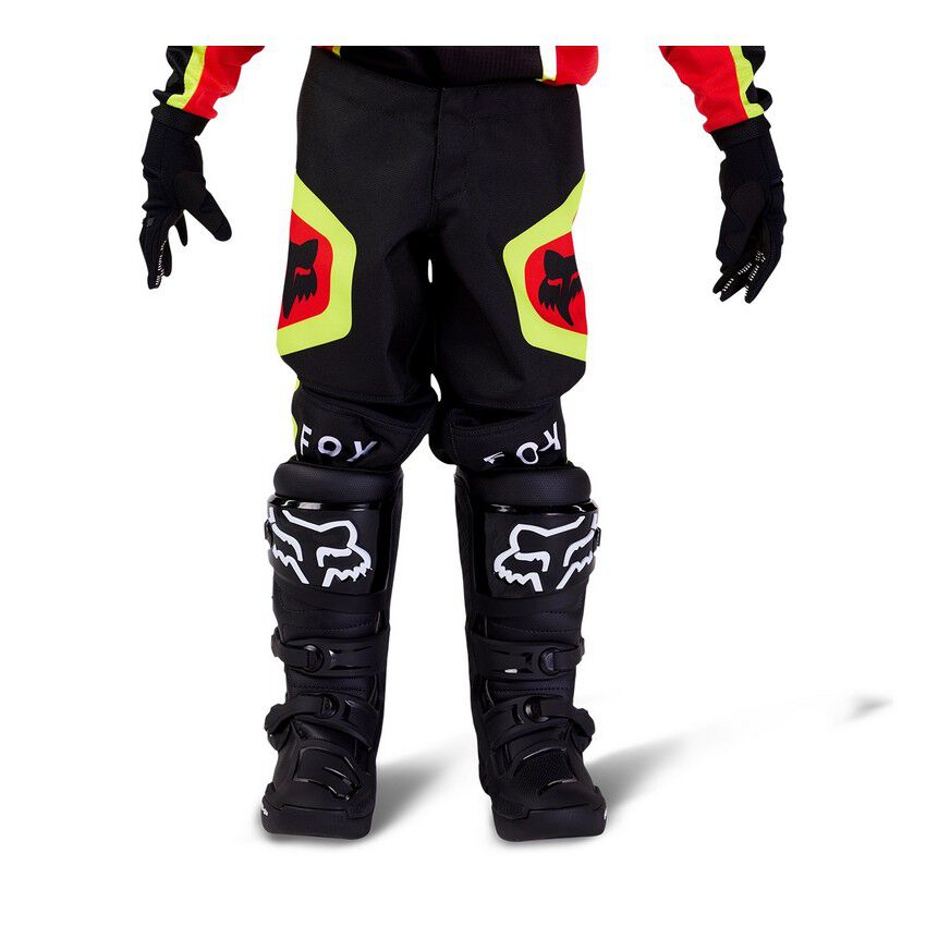 FOX Pantalon Moto Infantil 180 Ballast Negro/Rojo - Rideshop