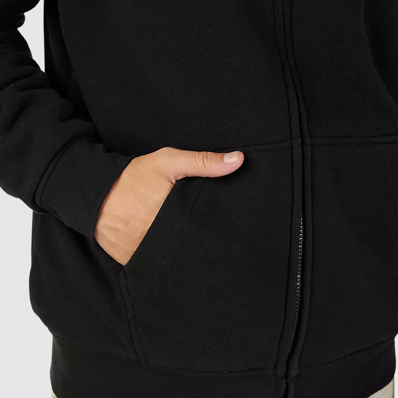 Poleron Lifestyle Cienega Sasquatch Zip Negro Fox - Rideshop