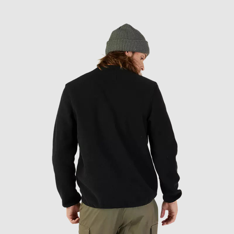 Poleron Lifestyle Survivalist Sherpa Negro Fox - Rideshop