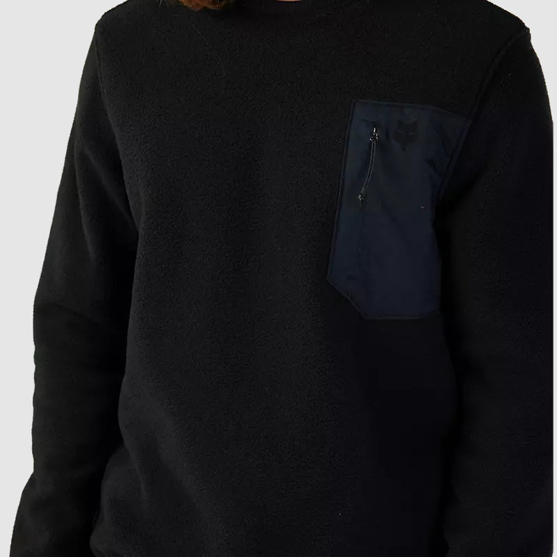 Poleron Lifestyle Survivalist Sherpa Negro Fox - Rideshop
