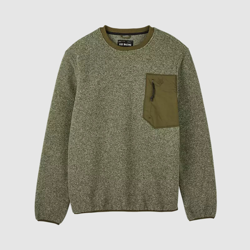 Poleron Lifestyle Survivalist Sherpa Verde Oliva Fox - Rideshop