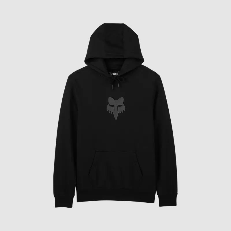 Poleron Lifestyle Canguro Fox Head Negro/Gris Fox - Rideshop