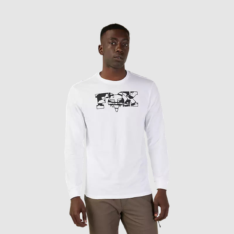 Polera Lifestyle Cienega Manga Larga Blanco Fox - Rideshop