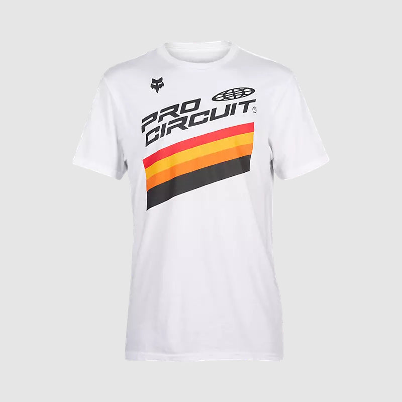 Polera Lifestyle Pro Circuit Blanco Fox - Rideshop