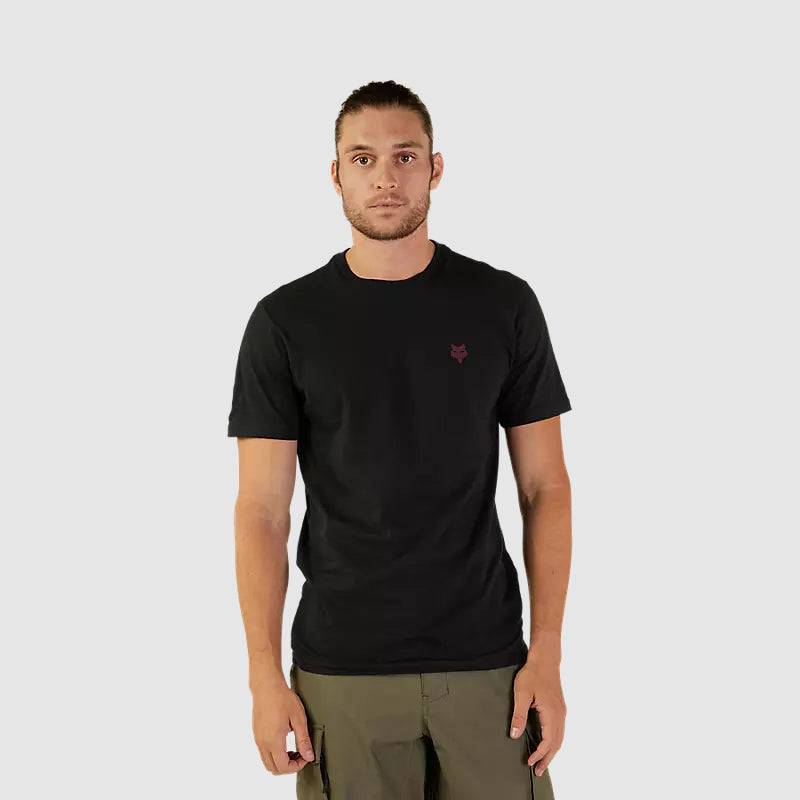 Polera Lifestyle Faded Out Premium Negro Fox - Rideshop