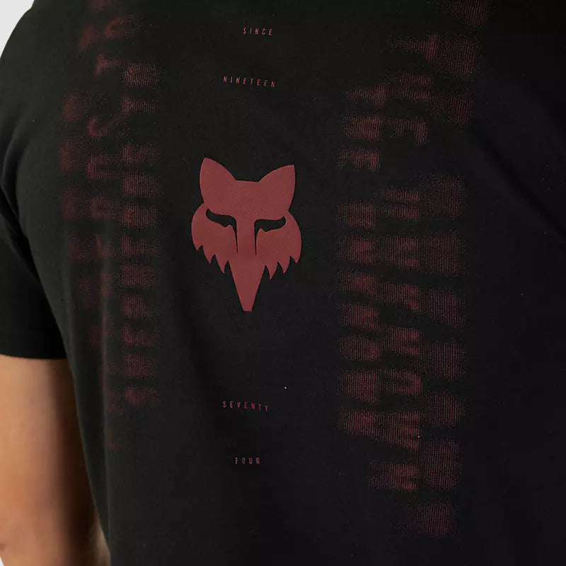 Polera Lifestyle Faded Out Premium Negro Fox - Rideshop