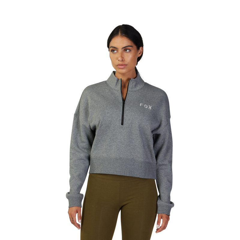 Poleron Lifestyle Mujer Magnetic Gris Fox - Rideshop