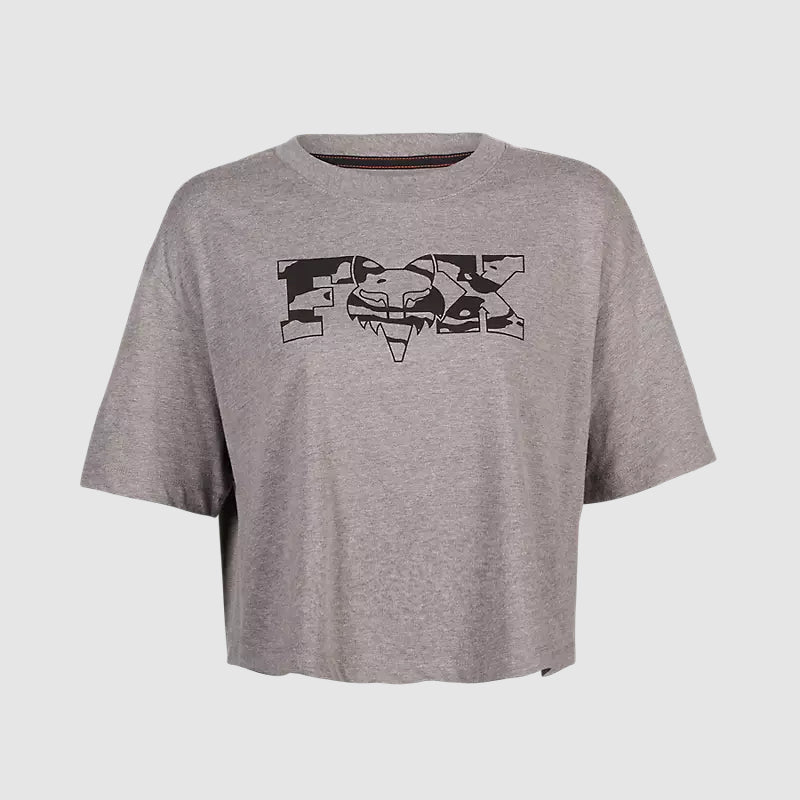 Polera Lifestyle Mujer Cienega Crop Gris Fox - Rideshop