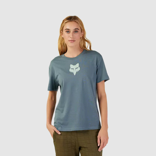 Polera Lifestyle Mujer Fox Head Gris Azulado Fox - Rideshop