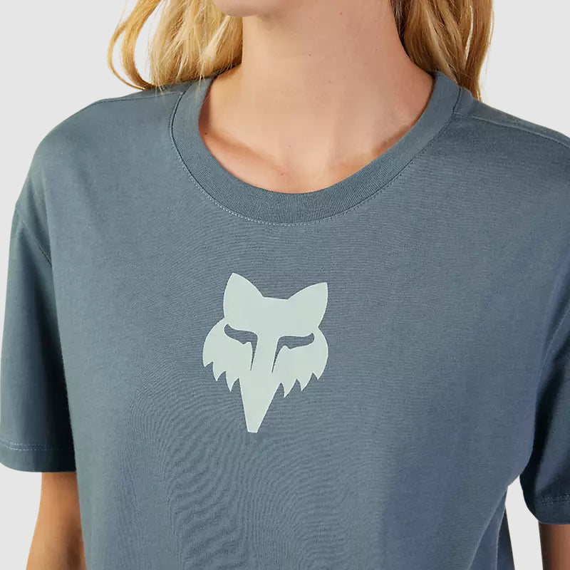 Polera Lifestyle Mujer Fox Head Gris Azulado Fox - Rideshop