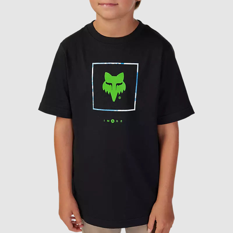 Polera Lifestyle Niño Atlas Negro Fox - Rideshop