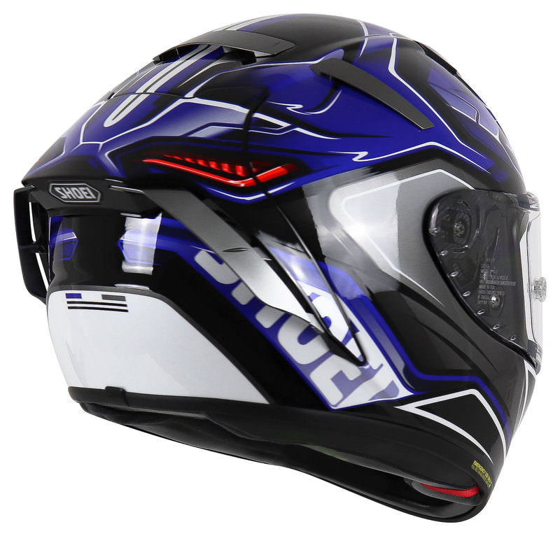 Casco de Moto X-spirit III Aerodyne Gris/Azul Shoei - Rideshop