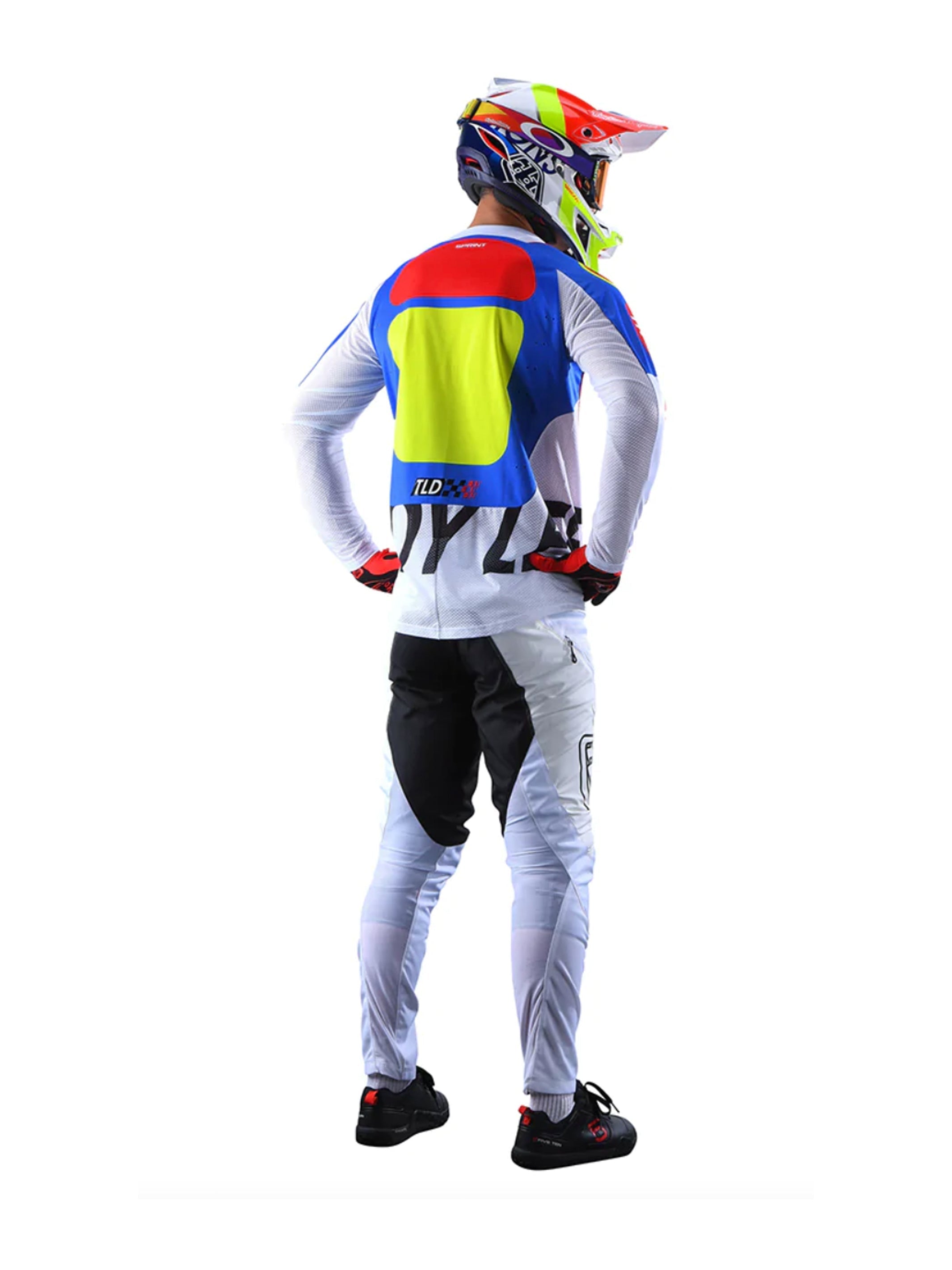 Troy Lee Designs Polera De Bicicleta Sprint Drop In Blanca - Rideshop