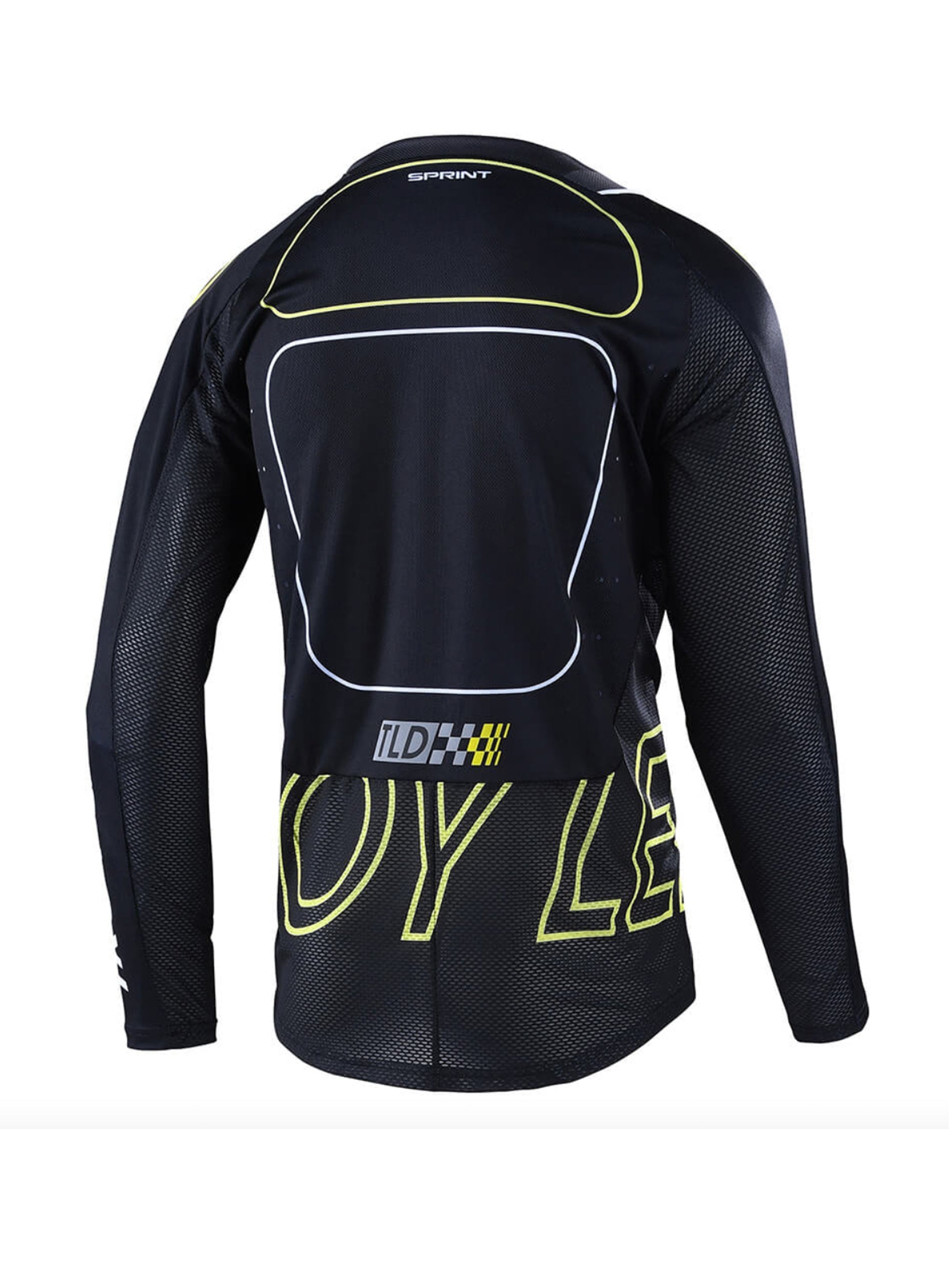 Troy Lee Designs Polera De Bicicleta Sprint Drop In Negra Verde - Rideshop