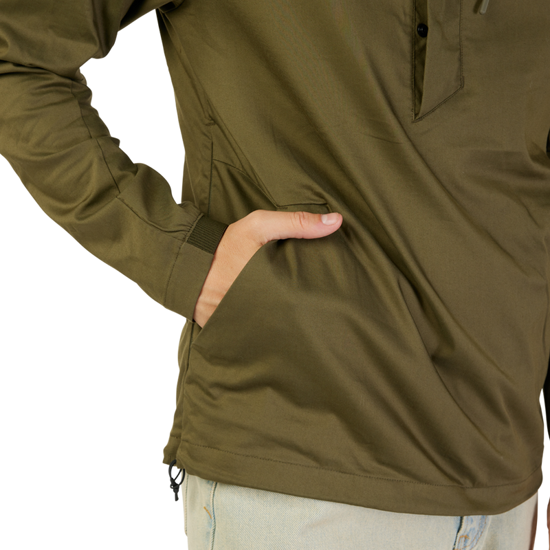 FOX Chaqueta Cortavientos Lifestyle Anorak Survivalist Verde Oliva - Rideshop