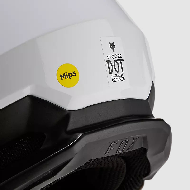 Casco Moto V Core Blanco Fox - Rideshop