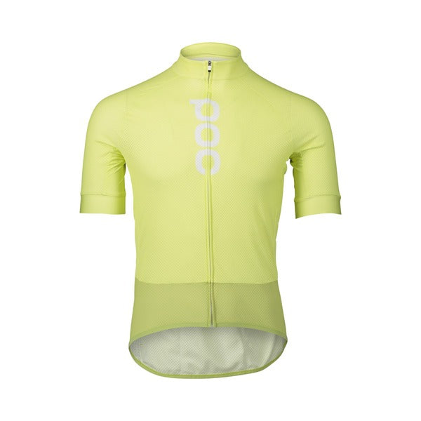 Poc Tricota Essential Road Logo Jersey Lemon Calcite - Rideshop