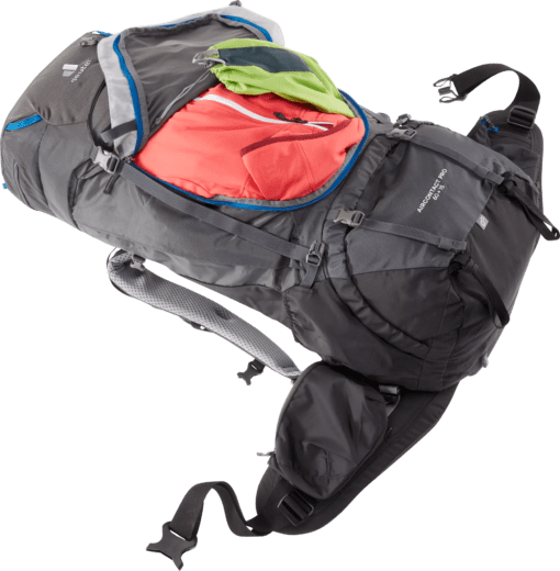 Deuter Mochila Aircontact Pro 60 + 15 Graphite-Black - Rideshop