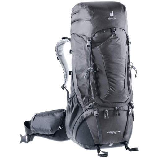 Deuter Mochila Aircontact Pro 60 + 15 Graphite-Black - Rideshop