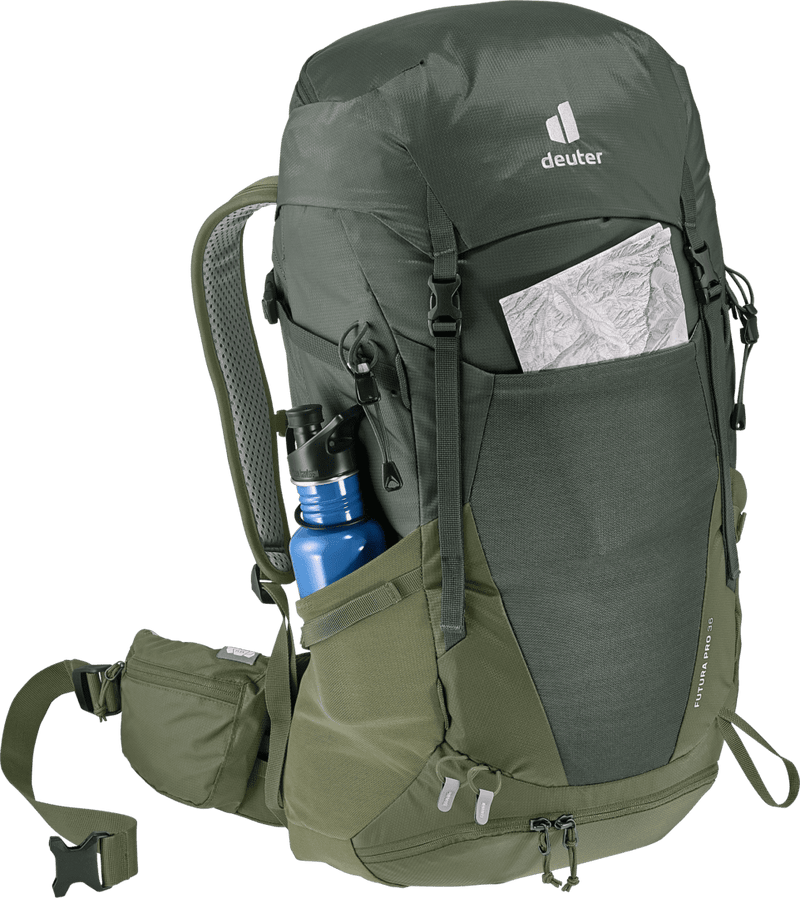 Deuter Mochila Futura Pro 36 Ivy-Khaki - Rideshop