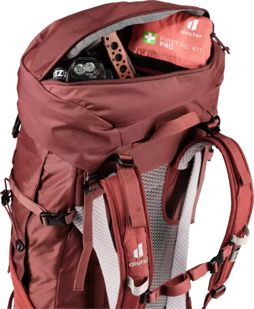 Deuter Mochila Futura Air Trek 45 + 10 Sl Redwood-Lava - Rideshop