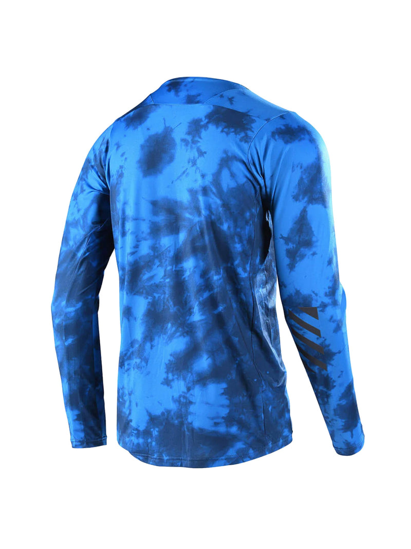 Troy Lee Designs Polera Skyline LS Tie Dye Slate Azul - Rideshop