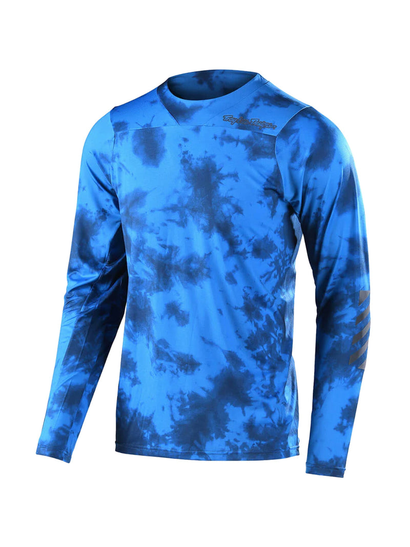 Troy Lee Designs Polera Skyline LS Tie Dye Slate Azul - Rideshop