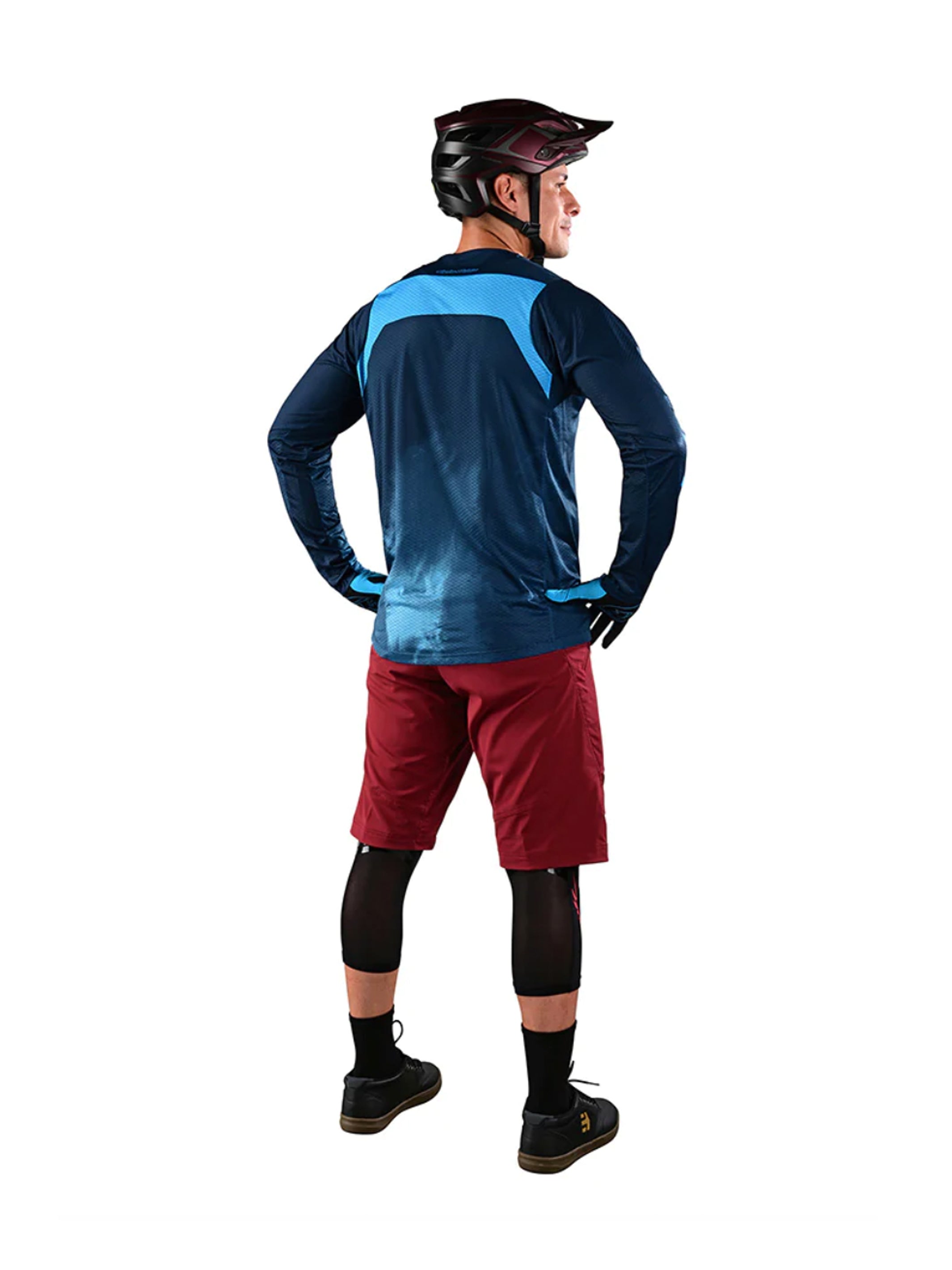 Troy Lee Designs Polera de Bicicleta Skyline Air Ls Fades Azul - Rideshop