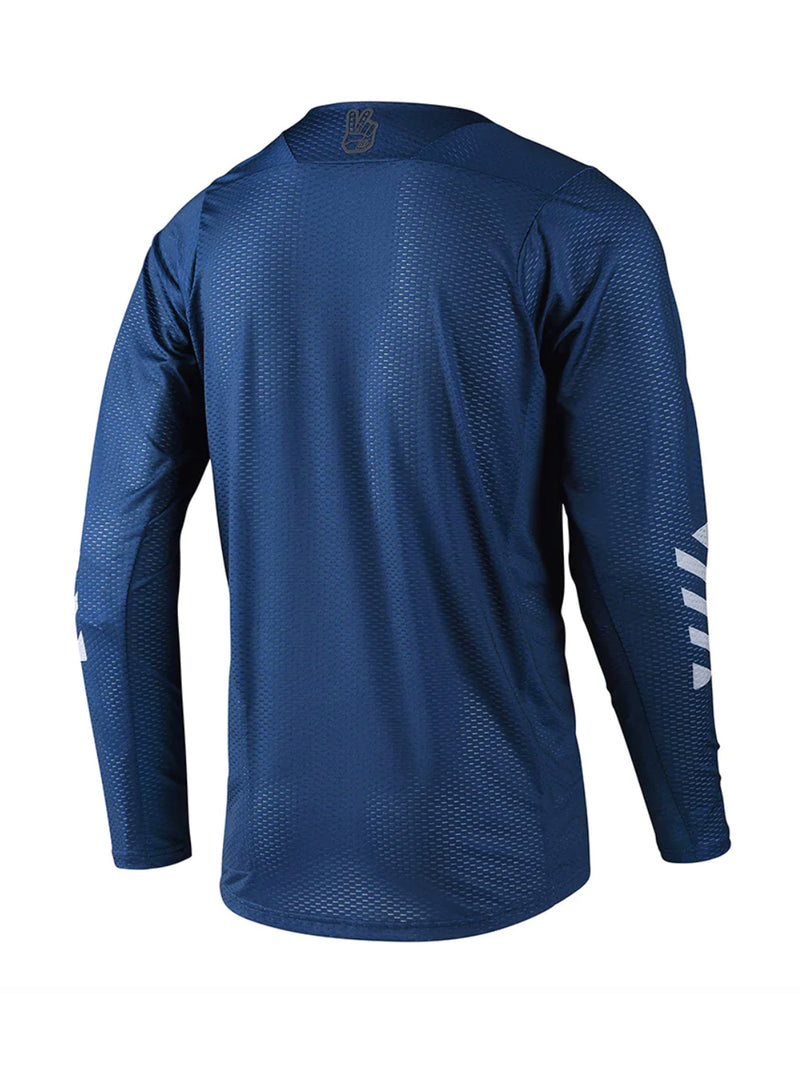 Troy Lee Designs Polera Skyline Air LS Channel Dark Slate Azul - Rideshop