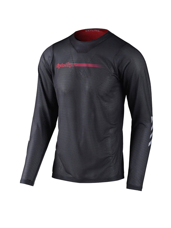 Troy Lee Designs Polera Skyline Air LS Channel Carbon - Rideshop