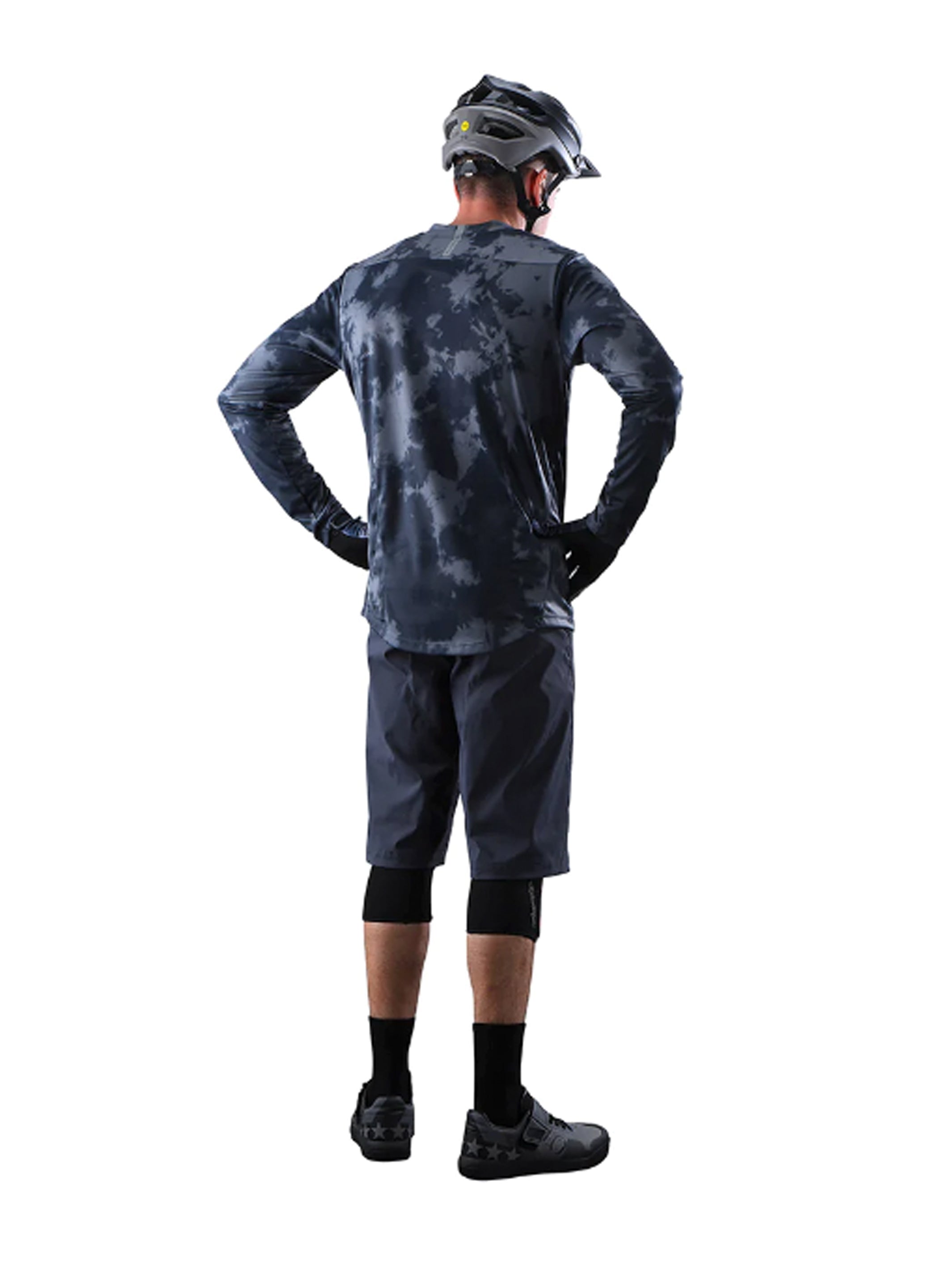 Troy Lee Designs Polera De Bicicleta Flowline Ls Rplot Gris - Rideshop