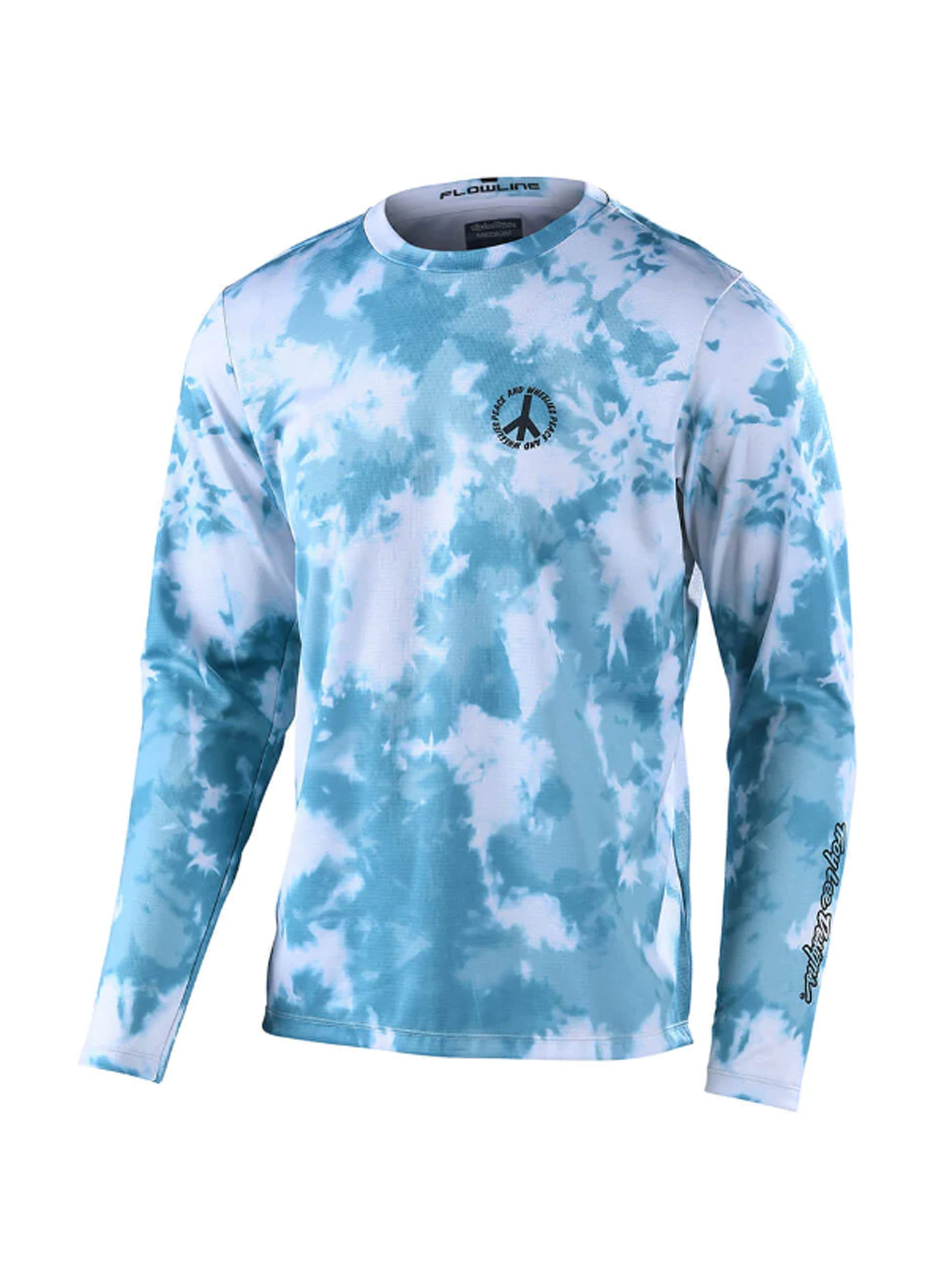 Troy Lee Designs Polera De Bicicleta Flowline Ls Rplot Azul - Rideshop