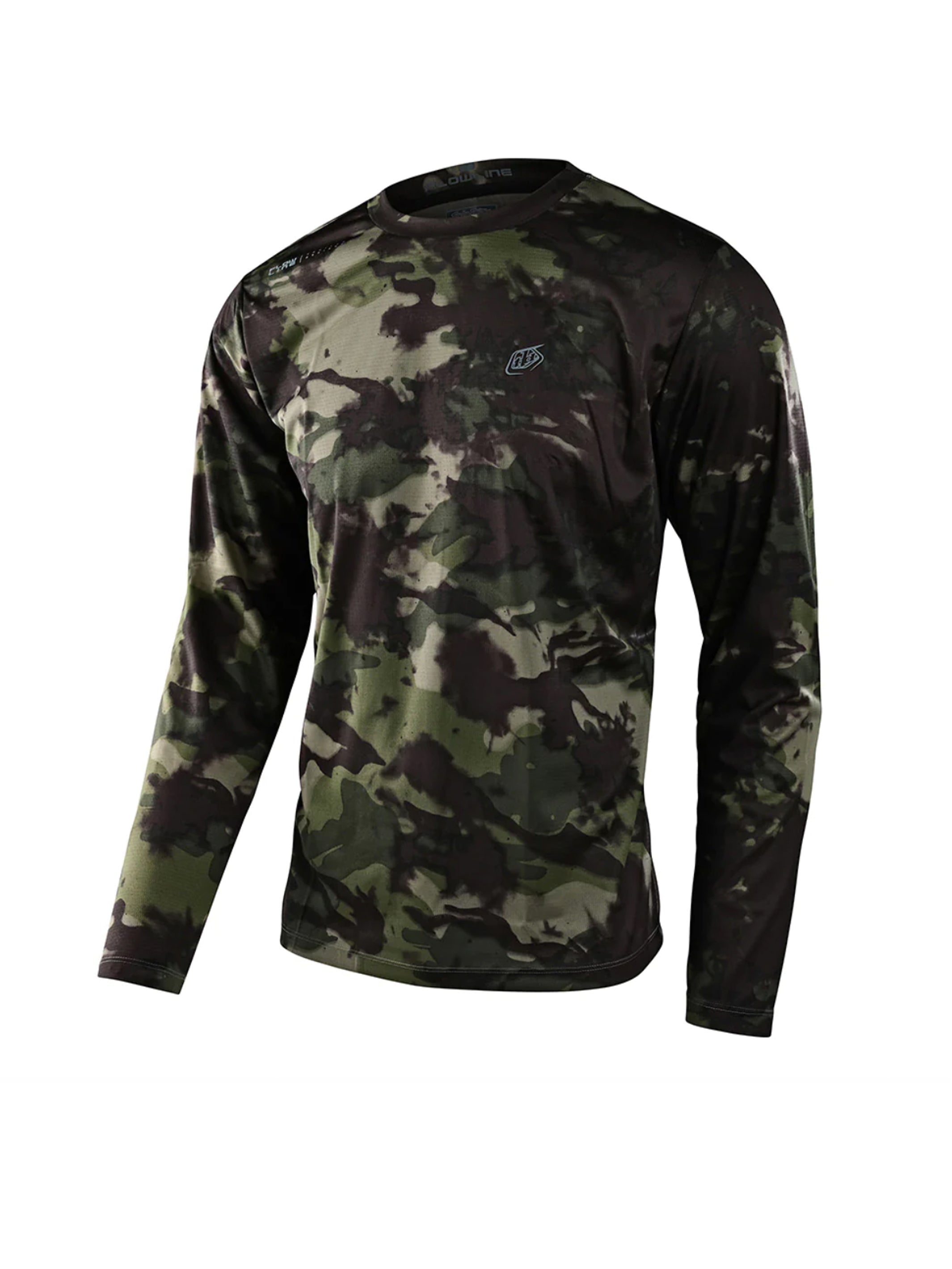 Troy Lee Designs Polera de bicicleta Flowline LS Covert Militar - Rideshop