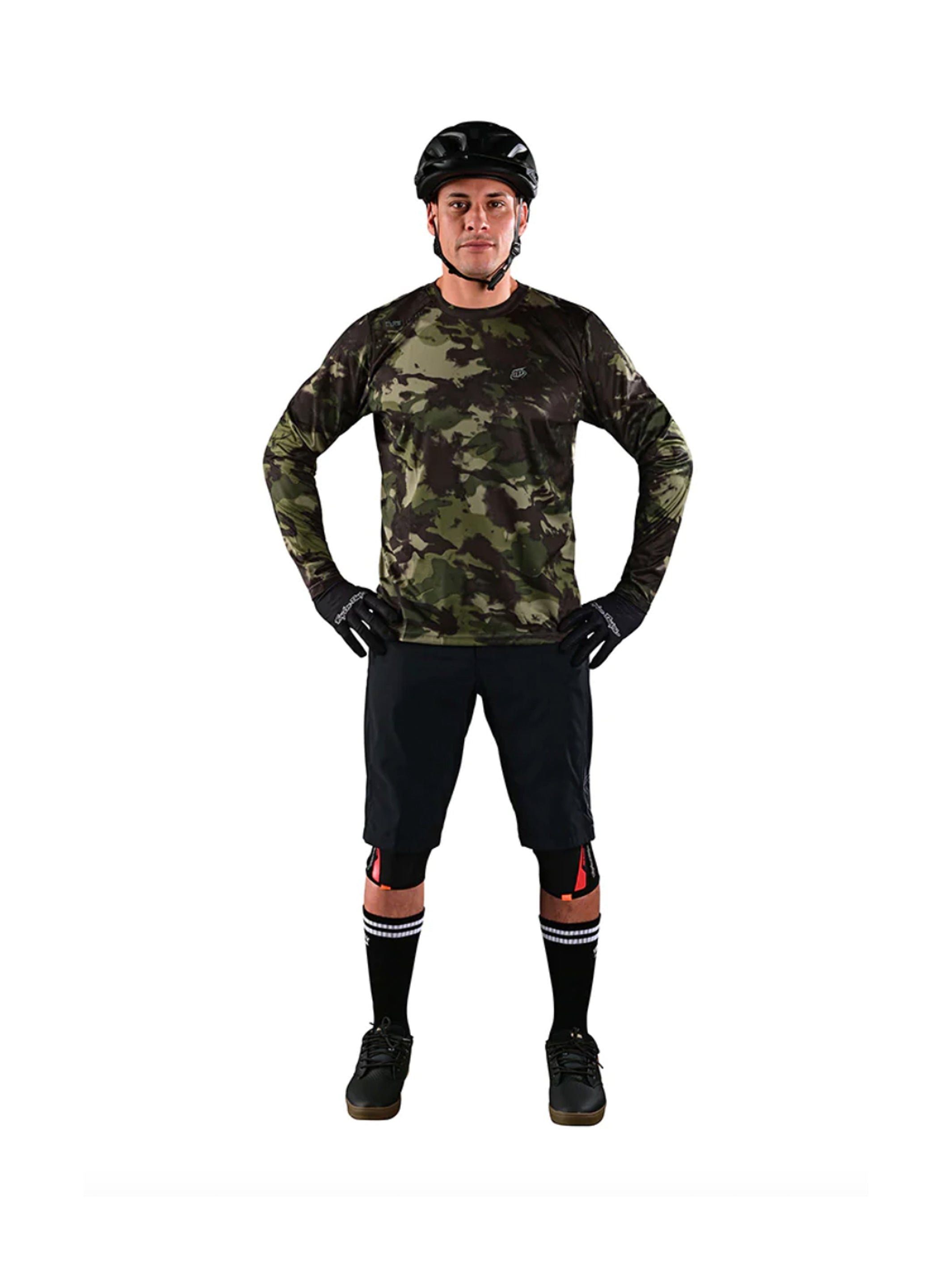 Troy Lee Designs Polera de bicicleta Flowline LS Covert Militar - Rideshop