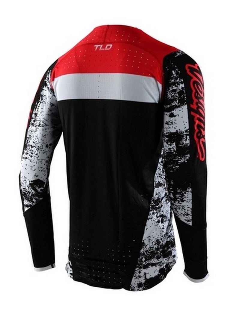 Troy Lee Designs Polera SE Ultra Grime Negro Rojo - Rideshop