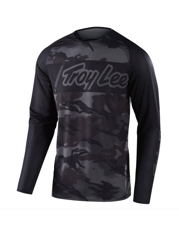 Troy Lee Designs Polera SE Pro Air Vox Camo Negro - Rideshop