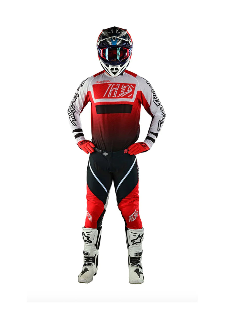 Troy Lee Designs Polera SE Pro Air Lanes Roja / Negro - Rideshop